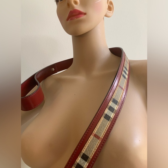 Burberry Nova Check leather dog leash new - Picture 4 of 9